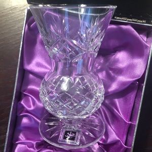 Imported Edinburgh Hand Cut Vase